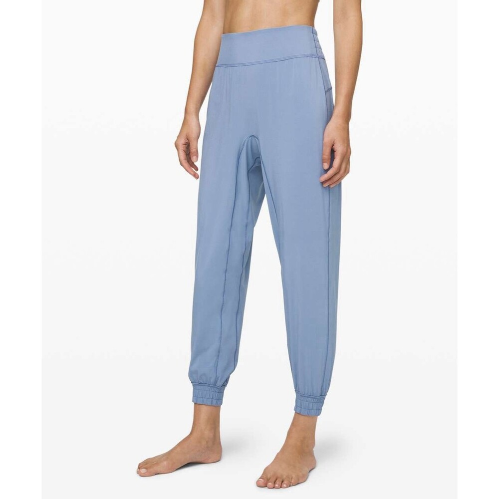Lululemon Sun Setter Jogger *28" Tempest Blue Sz 4 Yoga Athleisure Stretch